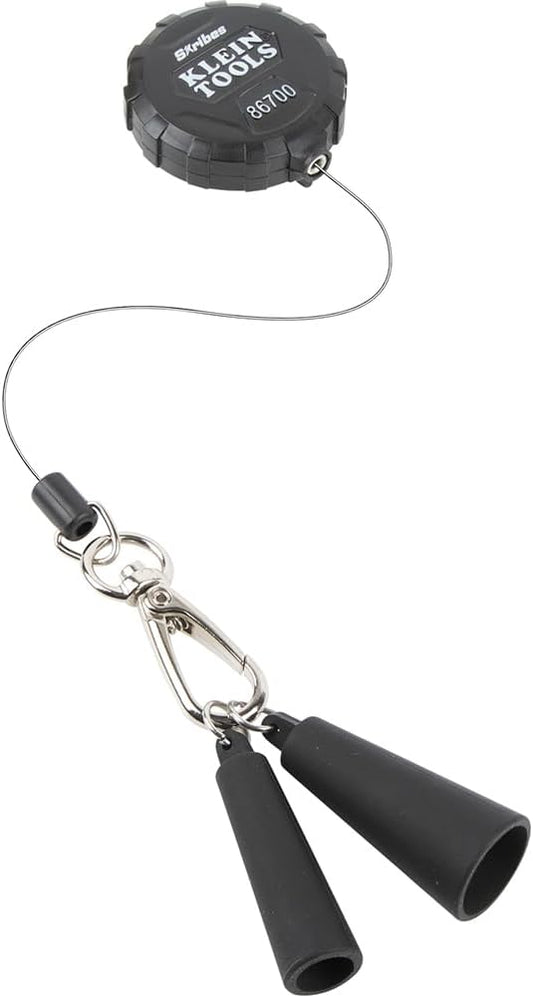 Klein Tools 86700 Retractable Marker Holder with 4-Foot Cord, For use with Skribes Paint, Ultra-Fine, Fine, and Chisel Tip Permanent Markers