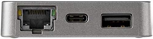 StarTech.com USB-C Multiport Adapter - USB 3.1 Gen 2 Type-C Mini Dock - USB-C to 4K HDMI or 1080p VGA Video - 10Gbps USB-A USB-C, GbE - Portable Travel Laptop Dock - Works w/Thunderbolt 3, TAA