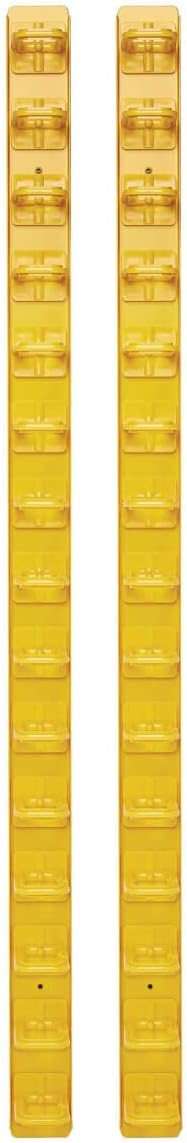Tripp Lite Vertical Server Rack Enclosure Cable Manager, Flexible Rings, High-Visibility Yellow Steel, 6 Foot / 1.8 Meters, Two 3-Foot Sections, 5-Year Warranty (SRCABLERINGVRTF)