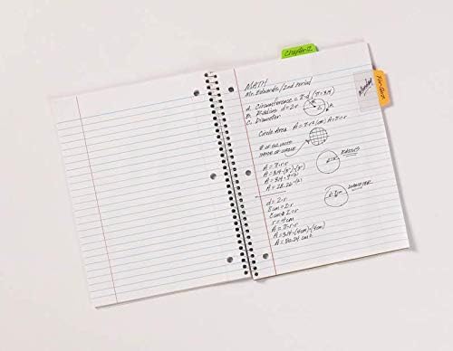 Avery Sticky Ultra Tabs/Bookmarks Multi Purpose, 24 Tabs per Pack, 50.8 mm, Orange, Green, Pink