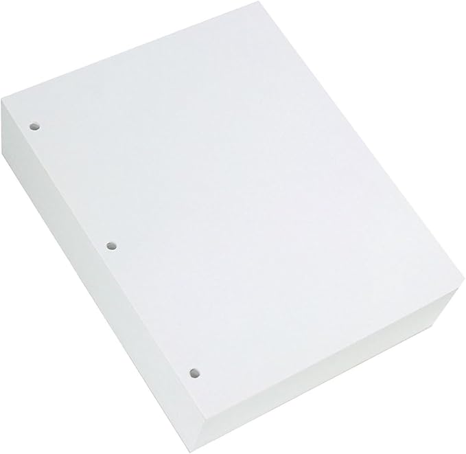 Staples Copy Paper, 8 1/2" x 11", 3 Hole Punched, Case, For Office, School & Home