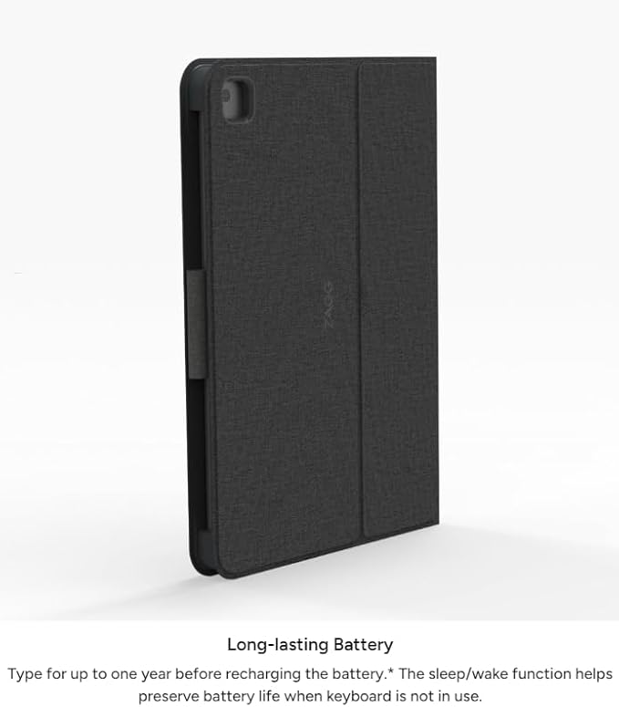 ZAGG - Messenger Folio 2 - Tablet Keyboard & Case for 10.2-inch iPad, 10.5-inch iPad/Air 3