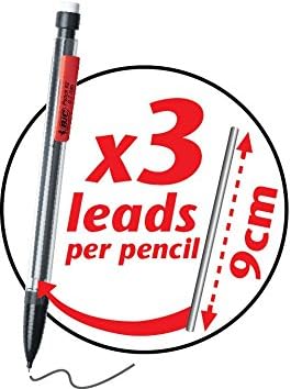 BIC Mechanical Pencil, Medium Point, 0.7mm, 5 ct