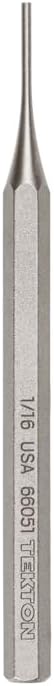 TEKTON 1/16 Inch Pin Punch | 66051 | Made in USA