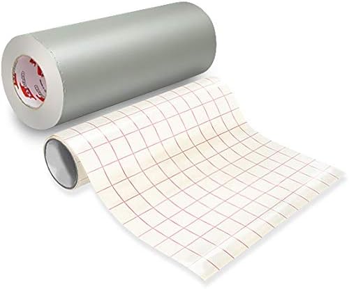 ORACAL 8710 Frosted Translucent White Etched Glass 12 Inch x 24 Inch Window Vinyl Roll Including 12 Inch x 24 Inch Roll of Clear Transfer Paper (1 Roll Pack)