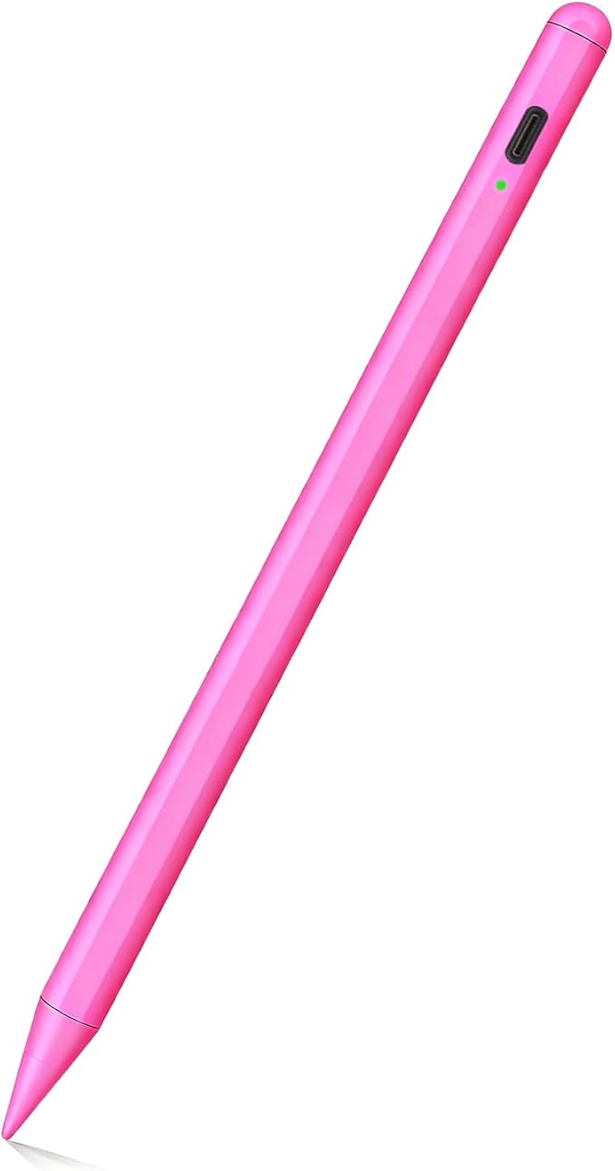 Stylus Pen for iPad A16 11th/10th Palm Rejection & Fast Charging Pen 2025-2018 Stylus Pencil for iPad 11th/A16/10/9/8/7/6th,Pro 12.9/11/13 inch M4,Air M2/M3/5/4/3,Mini A17/5th/6th