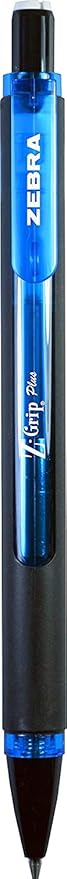 Zebra Pen Z-Grip Plus Mechanical Pencil, 0.7mm, with Lead and Erasers, Assorted Barrel Colors, Green, Yellow, Blue, 3-Pack (55403)