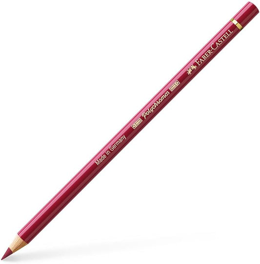 Faber-Castell Polychromos Artists' Single Pencil - Colour 225 Dark Red