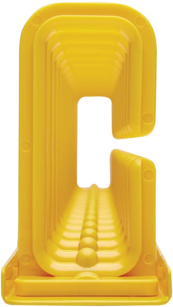 Tripp Lite Vertical Server Rack Enclosure Cable Manager, Flexible Rings, High-Visibility Yellow Steel, 6 Foot / 1.8 Meters, Two 3-Foot Sections, 5-Year Warranty (SRCABLERINGVRTF)