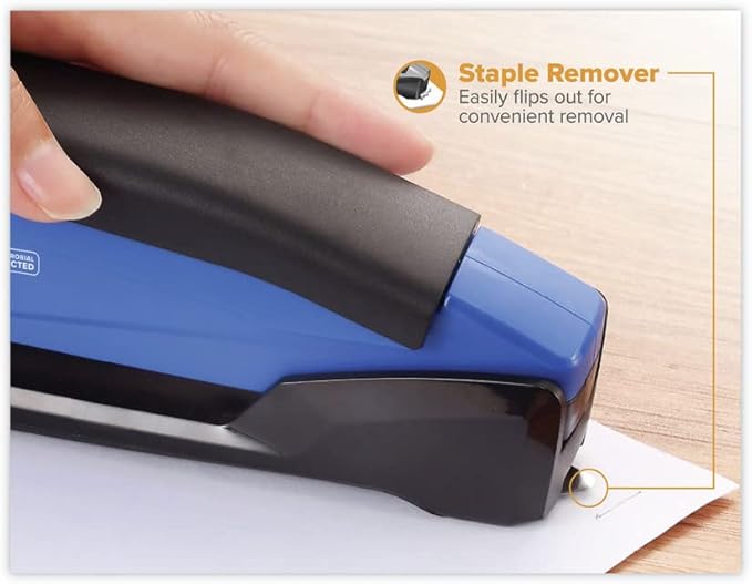 PaperPro-Bostitch 1122 inPOWER Stapler, 20-Sheet Capacity, Blue