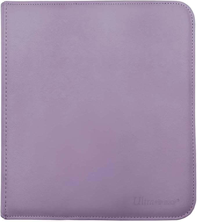 Ultra Pro E-15742 Ultra Pro-12 Pocket Zippered Pro Binder-Purple