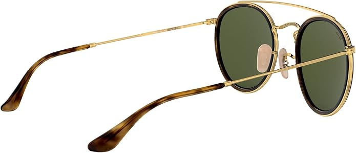 Ray-Ban Unisex Rb3647n Double Bridge Round Sunglasses