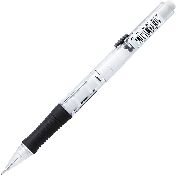 Pentel Quick Click Mechanical Pencil, (0.7mm), Medium, Black Barrel, Box of 12 Pencils (PD217A)