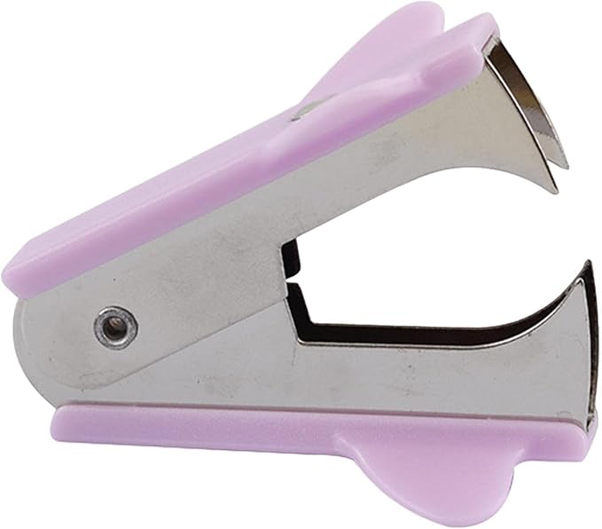 1Pc Purple Stapler Puller,Stapler Removals, Remover - Staple Puller Tool with Non-Slip Grip,Wear-Resistant Supplies for School,Teachers,Students,and Home Desk Staplers,Manual Staplers,Office Products