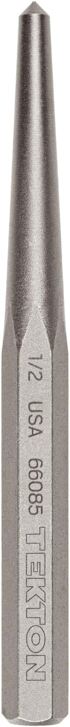 TEKTON 1/2 Inch Center Punch | 66085 | Made in USA
