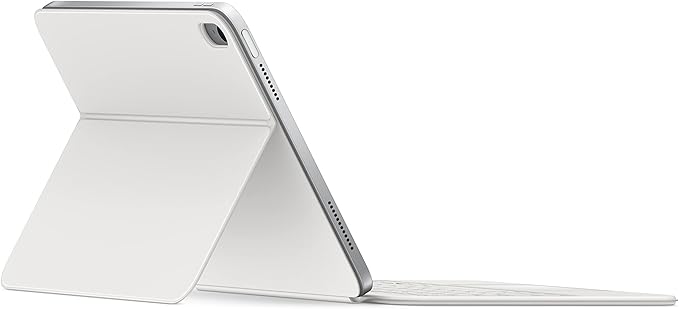 Apple Magic Keyboard Folio: iPad Keyboard and case for iPad (A16 and 10th Generation), Detachable Two-Piece Design that attaches magnetically, Built-in trackpad, US English – White
