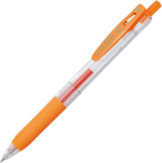 Zebra Sarasa Clip Gel Ink Ballpoint Pen, 0.4mm, 10 Color Set (JJS15-10CA)