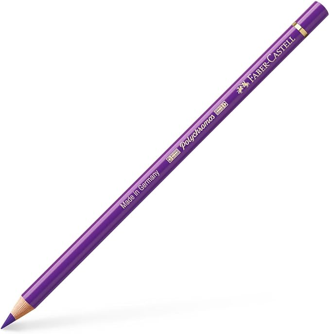 Faber-Castell Polychromos Artists' Single Pencil - Colour 136 Purple Violet