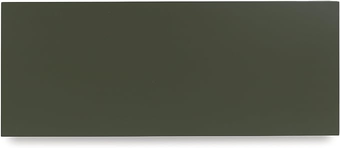 Signature Design by Ashley Geirwood Contemporary Accent Cabinet with Shelf and Geometric Pattern, Green