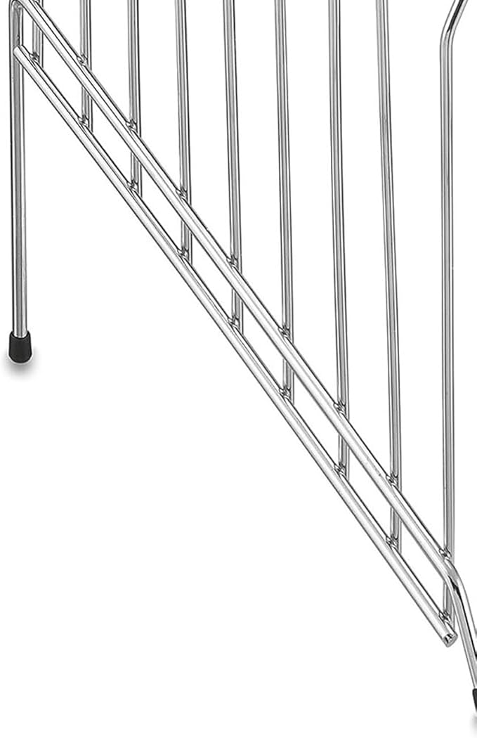 Staples Metal Incline Sorter, Chrome, 2‑Pack – Desktop File & Mail Organizer for Office Paper