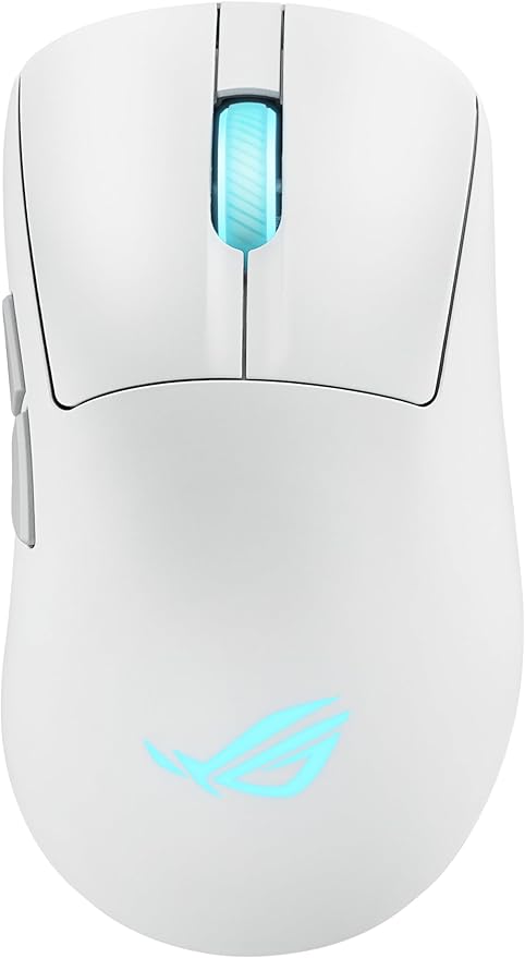 ASUS ROG Keris II Origin Wireless Gaming Mouse – Right-Handed Ergonomic, 65g, Tri-Mode Connectivity, 42K DPI, up to 127Hr Battery, Web-Based Configuration, PC/Mac Support