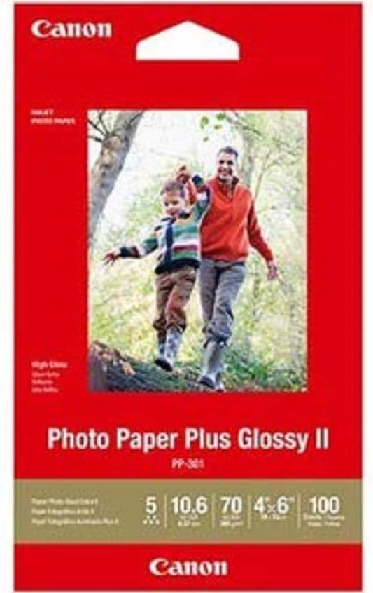 Canon Photo Paper Glossy 4 x 6 Inches, PP-301, 100 Sheets