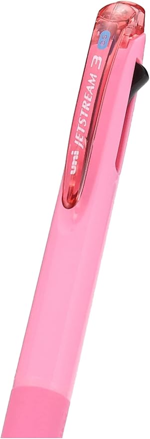 Uni Ballpoint Pen Jetstream 3 Color Black, Red, Blue Ink 0.5mm, Baby Pink (SXE340005.68)
