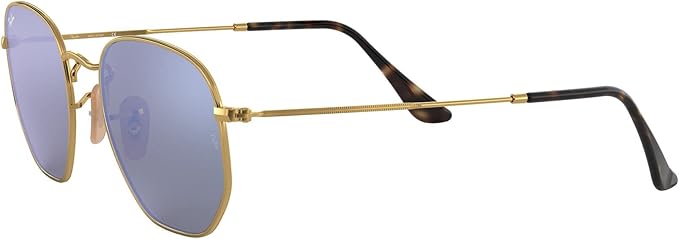Ray-Ban unisex-adult Rb3548n Hexagonal Flat Lens Hexagonal Sunglasses
