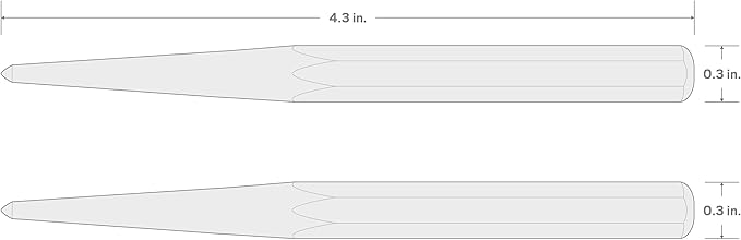 TEKTON 1/4 Inch Center Punch | 66081 | Made in USA