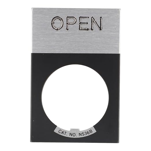 Cutler-Hammer Open C-h 22mm E22 Nameplates