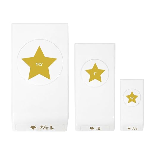 We R Memory Keepers Layering Punches 3/Pkg-Star