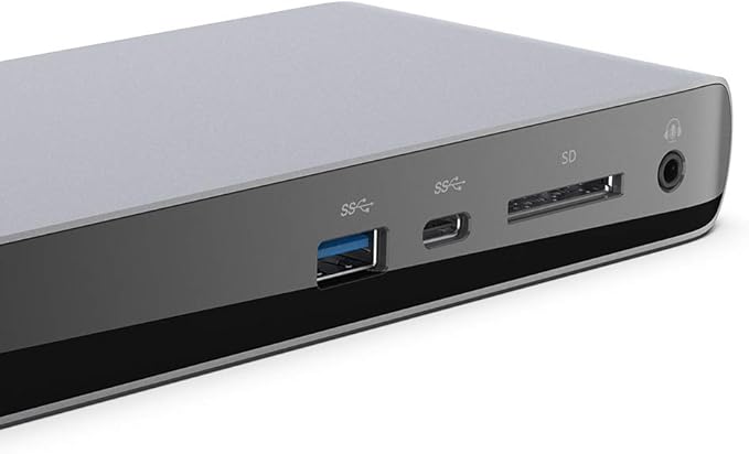 Belkin Thunderbolt 3 Dock Pro w/ Thunderbolt 3 Cable - USB-C Hub - USB-C Docking Station for MacOS & Windows, Dual 4K @60Hz, 40Gbps Transfer Speed, 85W Upstream Charging, w/ Ethernet, SD & Audio Ports