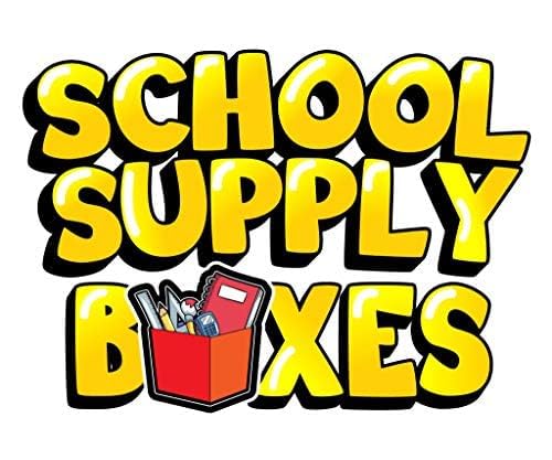 Elementary School Essentials Bundle | Case (4 Boxes) - 91 Pieces per Box | School Supply Boxes - Back to School Essentials | Includes Binders, Folers, Notebooks, Paper, Pencils, Pens, & More