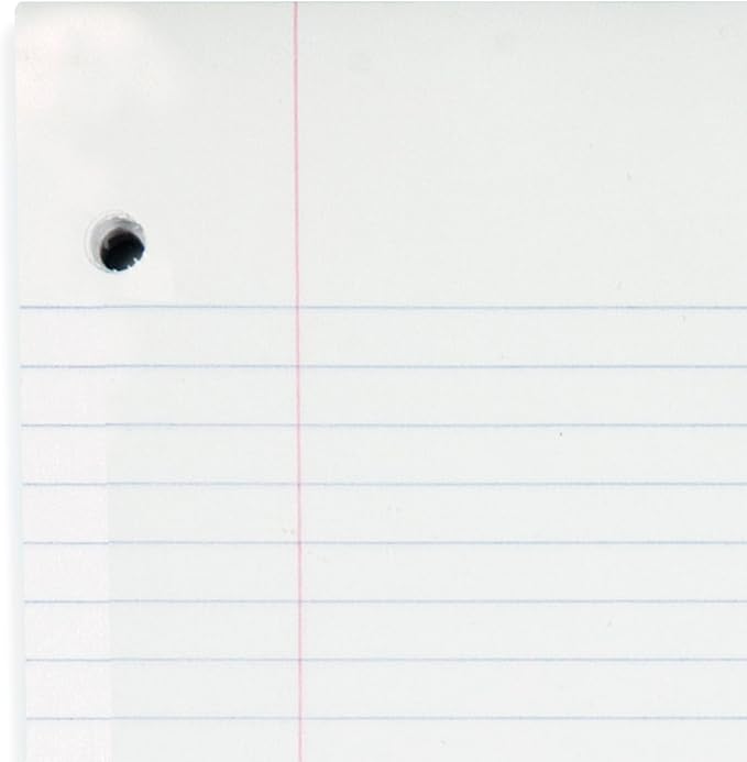 Mead Loose Leaf Paper, College Ruled Filler Notebook Paper, 8-1/2" x 11", 400 Sheets, Fits 3-Ring Binder (170046-ECM)