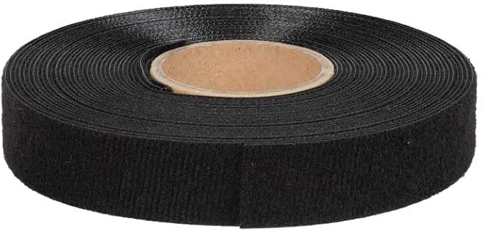 Klein Tools 450-950 Cable Management, Replacement Tape Roll for Klein's Hook and Loop Dispenser, 25-Foot x 3/4-Inch, Black