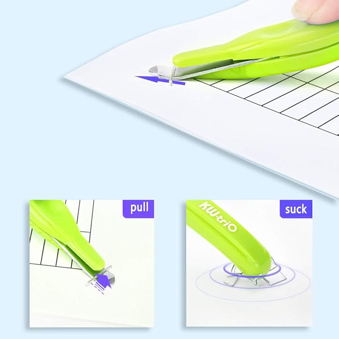 Staple Remover Professional Magnetic Easy Staple Removers Tool 3 PCS Staple Puller Remover Staple Pullers for Office, School and Home