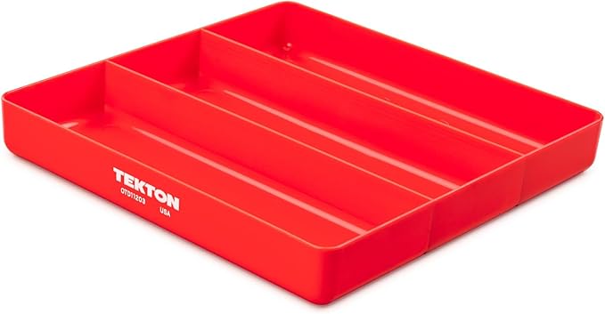 TEKTON 3-Compartment Organizer Tray (Red) | OTD11203 | Made in USA