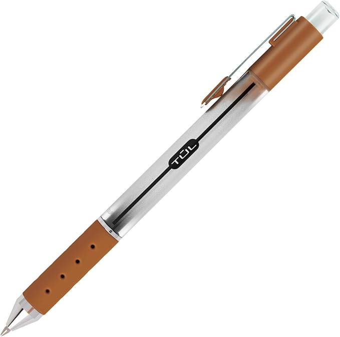 WHJJK TUL Retractable Gel Pens, Bullet Point, 0.7 mm, Gray Barrel, Assorted Standard and Bright Ink Colors, Pack of 14, SG_B01NBW93N6_US