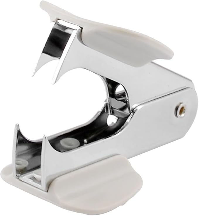 White Steel Pine Style Staple Remover for 24/6 26/6 Staple Removers Office and School Supplies