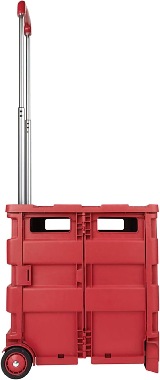 Office Depot Mobile Folding Cart With Lid, 16in.H x 18in.W x 15in.D, Black, 50801