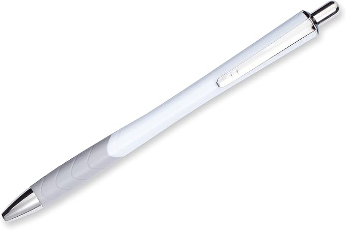 Paper Mate InkJoy 700RT Retractable Ballpoint Pens Medium Point White Barrel Black Ink 12 Count