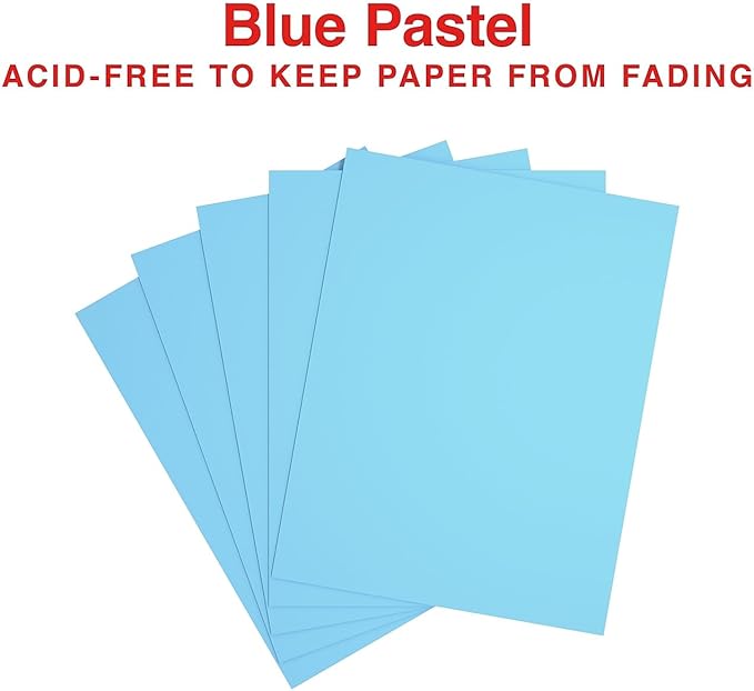 Staples 30% Recycled, 8.5 x 11 Inch, 20 lbs, 500-Sheets Pack, Blue, For Office, School & Home