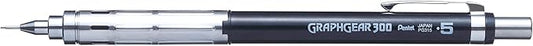 Pentel Arts GraphGear 300 Mechanical Pencil, (0.5mm) Fine line, 1-Pack, Black Barrel