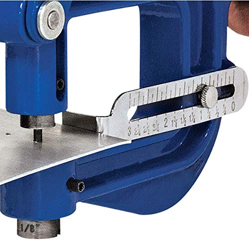 Eastwood Deep Metal Hand Punch Throat Portable Sheet Rivet Hole Auto Body Tool Adjustable Work Stop