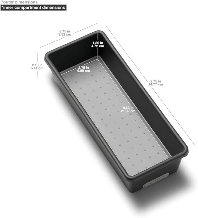 Madesmart 95-29693-06 Classic Granite Bin for Storage/Organization, 9.75"