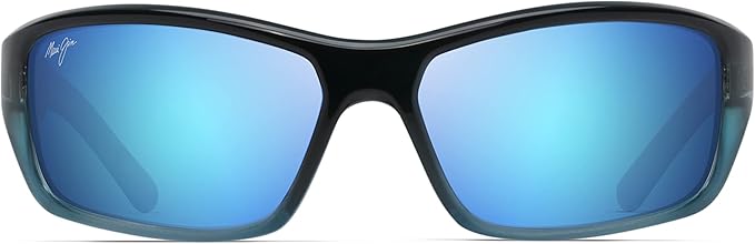 Maui Jim Polarized Men's and Women's Barrier Reef Wrap Sunglasses
