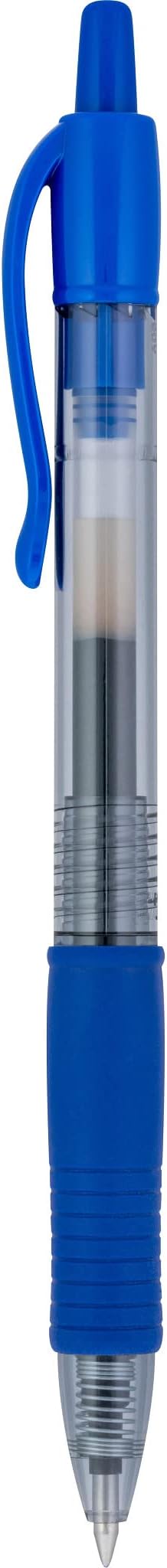 Pilot G2 Premium Gel Roller Pens, Fine Point 0.7 mm, Blue Ink Pens Fine Point, Pack of 12 - Ideal for School, Journaling, and Office Writing