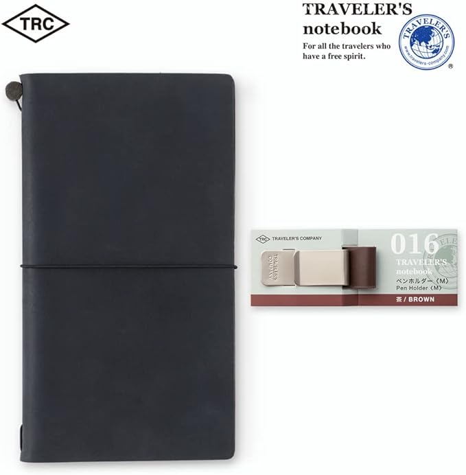 Midori Traveler's notebook Pen holder, Brown 016