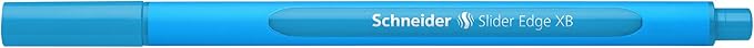 Schneider Slider Edge XB Ballpoint Pen, Box of 10, Light Blue (152210)