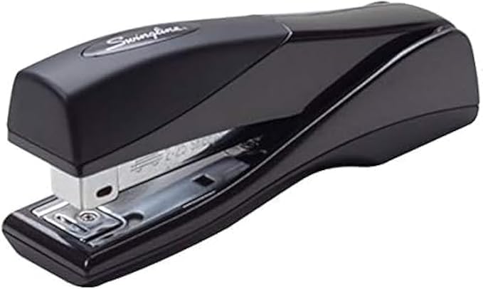 Swingline Optima Grip Black Stapler, Jam Free, 25 Sheet Capacity